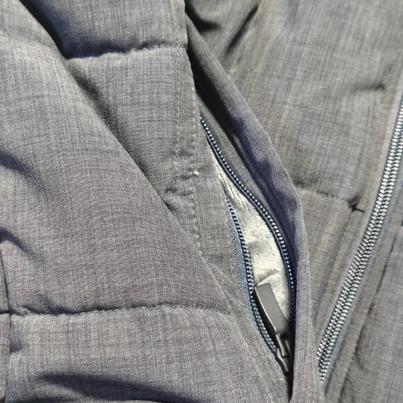 Ariat Mens Cruis Insulated Vest XL Gray 10024051 Fleece Lined Quilted Puffer - Picture 3 of 16